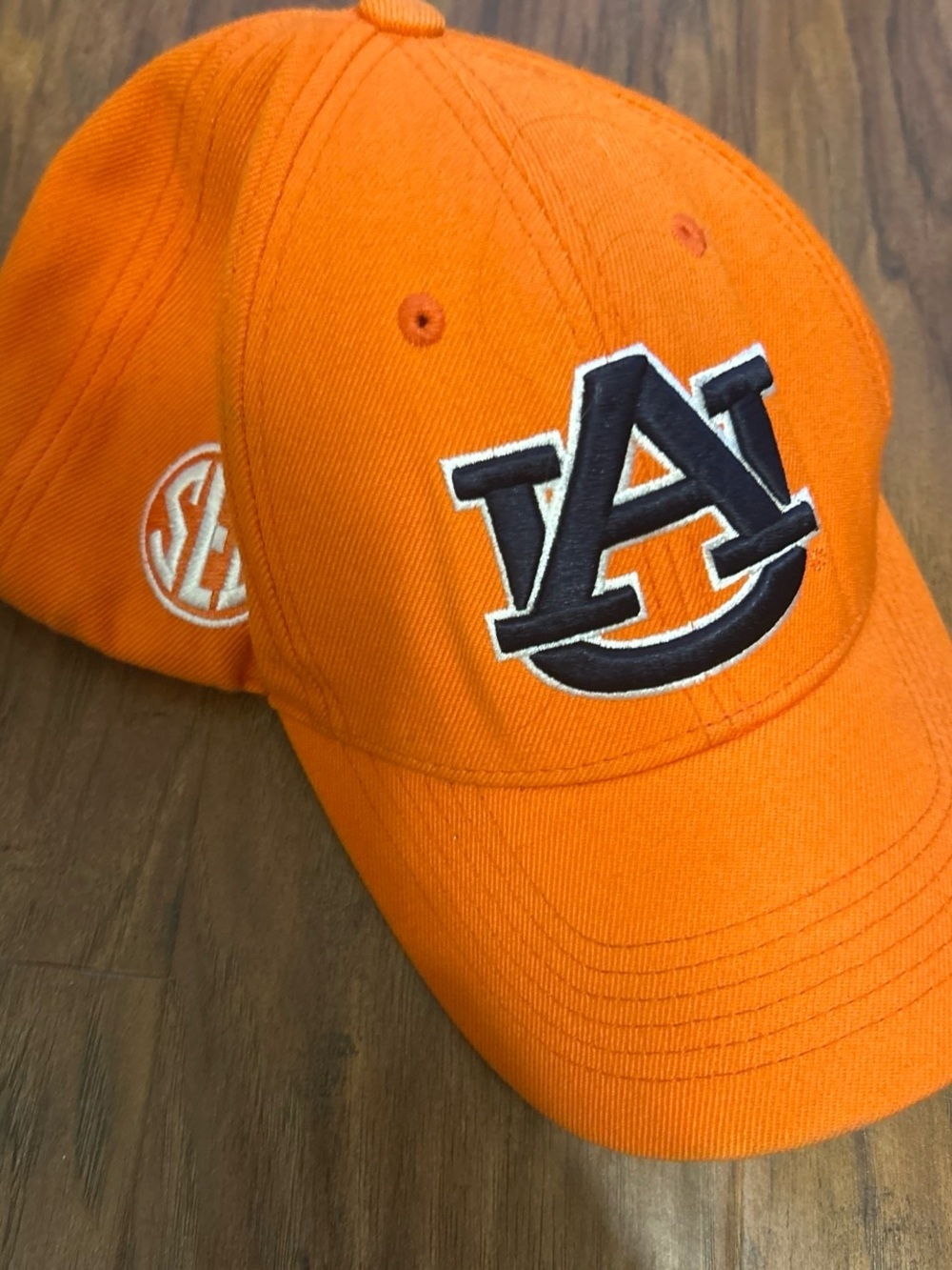 Auburn Tigers Orange Embroidered Baseball Cap